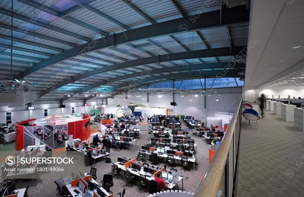 House Number: 3100, Paris, France, Unknown, VODAFONE CALL CENTRE STOKE OVERALL INTERIOR VIEW