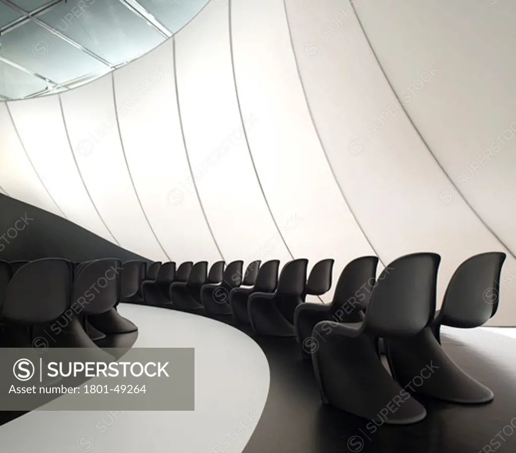 Chamber Music Hall, Manchester, United Kingdom, Zaha Hadid Architects, Vitra chairs finish of the interior