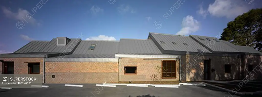 Centre for Sight, East Grimstead, United Kingdom, Toh Shimazaki Architecture, CENTRE FOR SIGHT EYE HOSPITAL-PANORAMIC SIDE VIEW