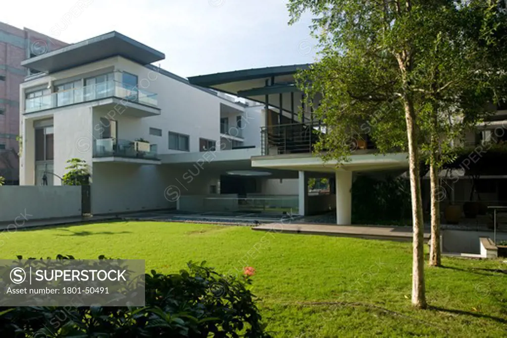 Damai Suria, Kuala Lumpur, Malaysia, Eric Parry Architects, VIEW OF RESIDENTIAL BLOCK AT DAMAI SURIA