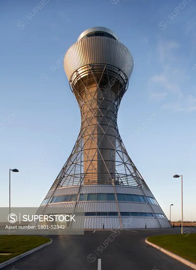 Newcastle Airport Control Tower Close Up