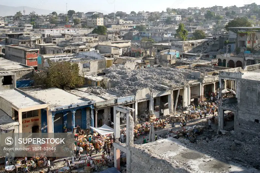 The Iron Market  Port-Au-Prince  Haiti   John Mcaslan And Partners  2011  Port-Au-Prince Street Scene After Earthquake