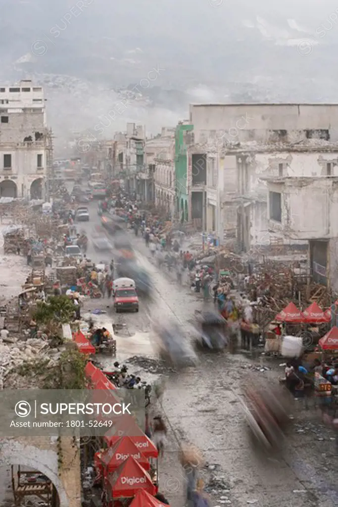 The Iron Market  Port-Au-Prince  Haiti   John Mcaslan And Partners  2011  Port-Au-Prince Street After Earthquake