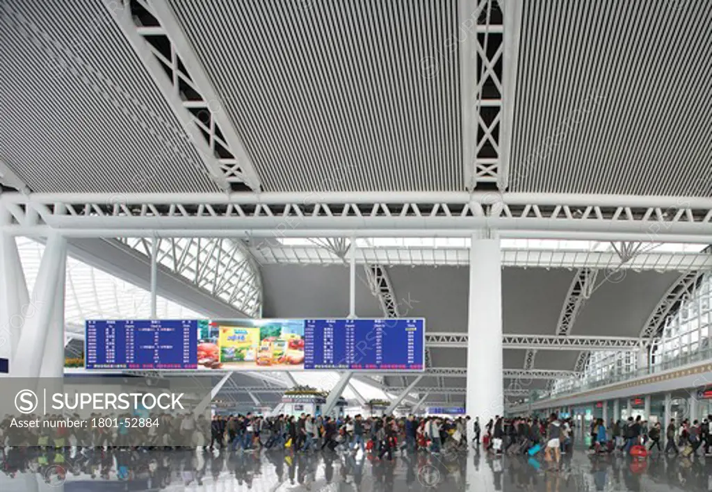 Guangzhou South Station  Terry Farrell , Partners  Guangzhou  China  2010  Concourse Departure Area