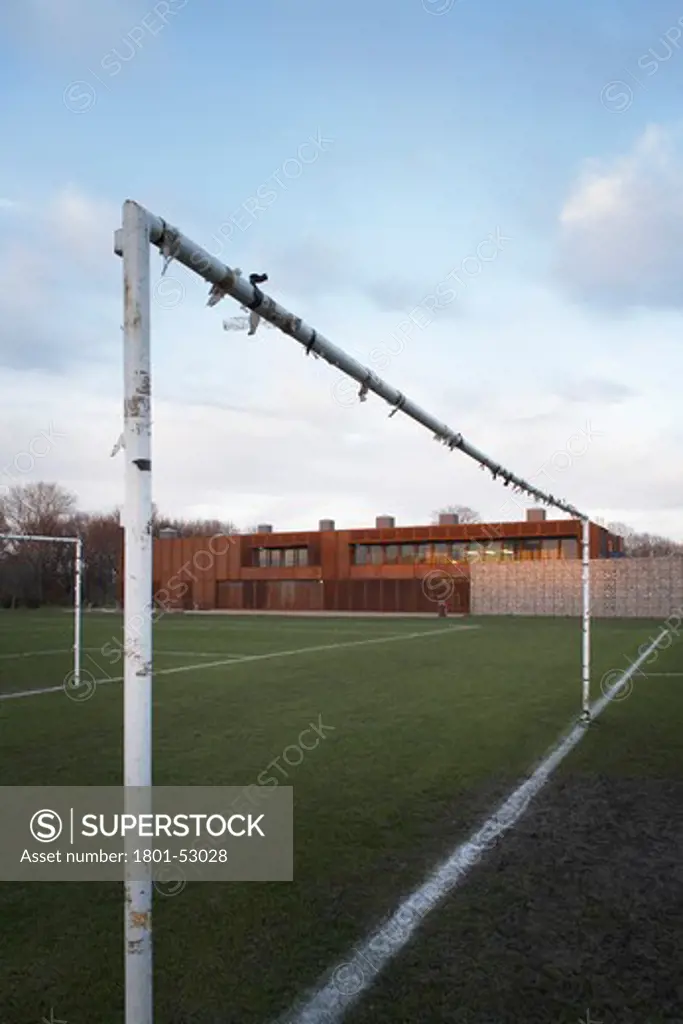 The Hackney Marshes Centre   Stanton Williams Architects   2011   Hackney  London  Uk  View From Goalmouth