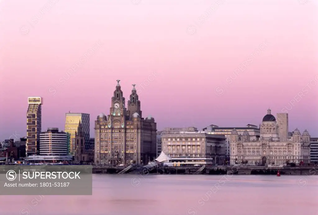 Unity Unity , Graces  Dusk  View From Acroos The Mersey