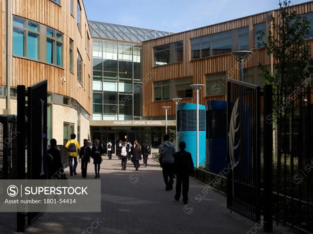 Entrance - A New Co-Educational Comprehensive Secondary School In The London Borough Of Islington
