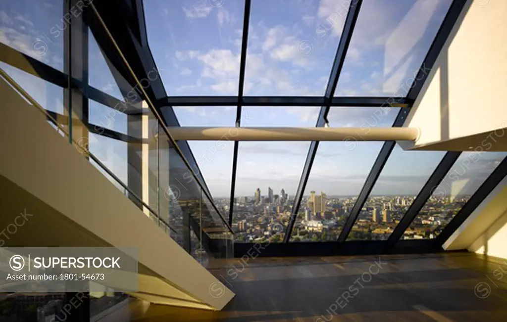 Strata Residential Tower South London Bfls Architects 2010-Interior View On 37Th Floor
