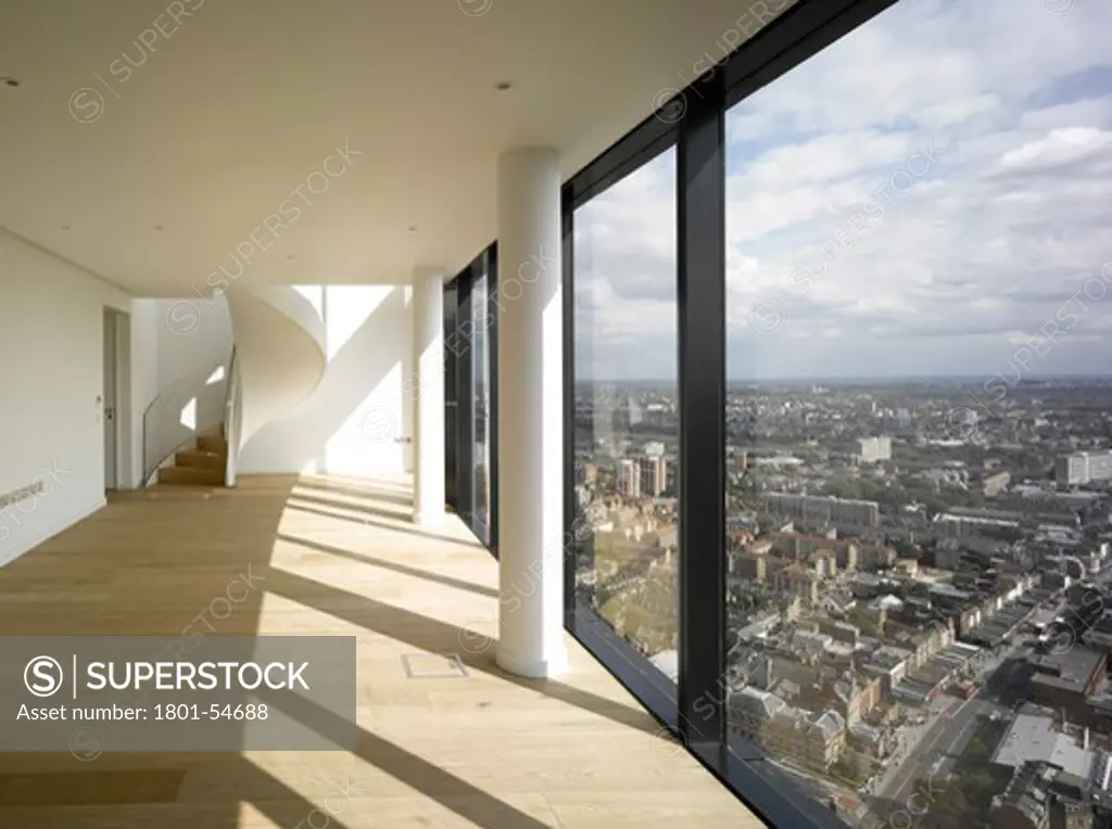 Strata Residential Tower South London Bfls Architects 2010-Rear Flat On 36Th Floor