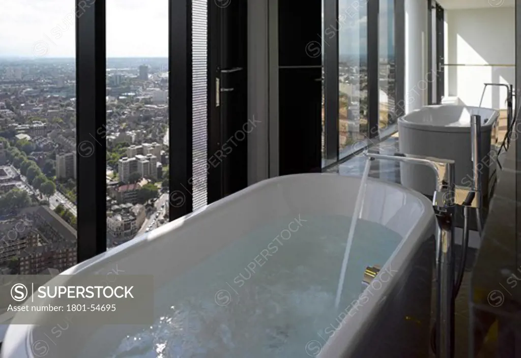 Strata Residential Tower South London Bfls Architects 2010-Bathroom On 37Th Floor