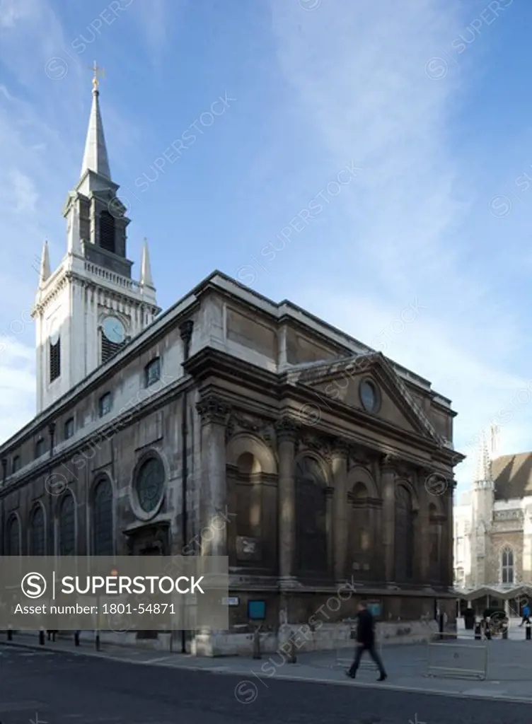 City Of London  St. Lawrence Jewry  Sir Christopher Wren  1671-80  The Corporation Church  Restored By Cecil Brown In 1954-7 After Bomb Damage, View Of East End.