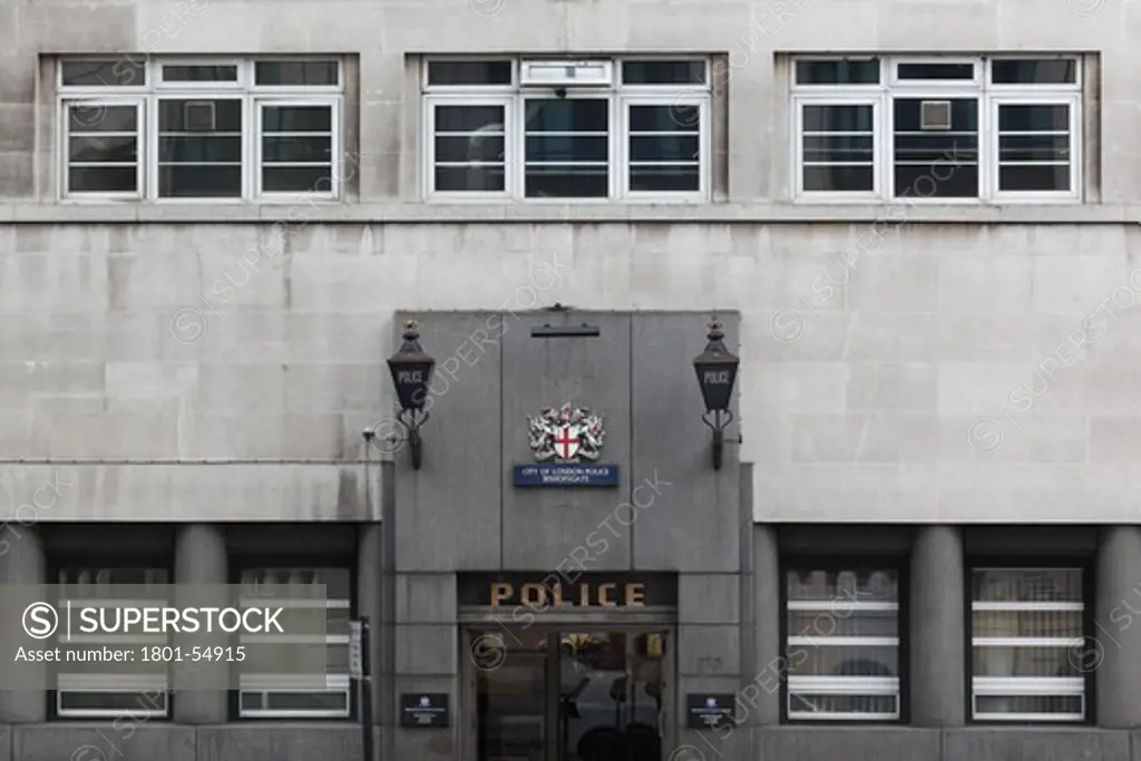 City Of London  Bishopsgate Police Station  2010  Main Entrance