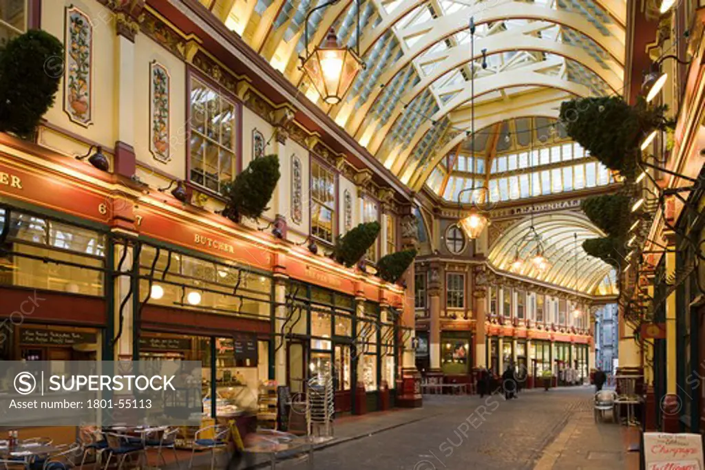 City Of London  Leadenhall Market  Sir Horace Jones  1881  Built On Site Of Basilica Of Roman London.