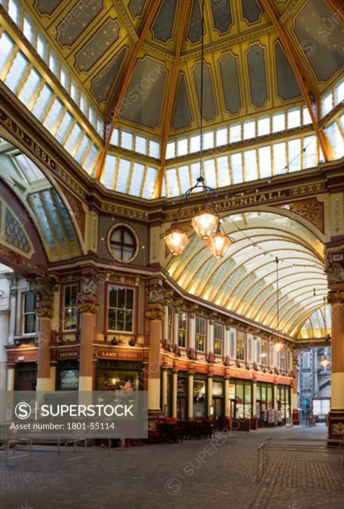 City Of London  Leadenhall Market  Sir Horace Jones  1881  Built On Site Of Basilica Of Roman London.