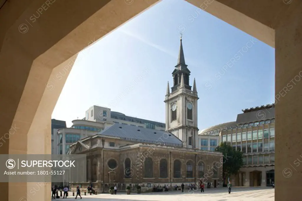 City Of London  2010  St Lawrence Jewry  Gresham St  Sir Christopher Wren  Church On The Guildhall Yard In Central London