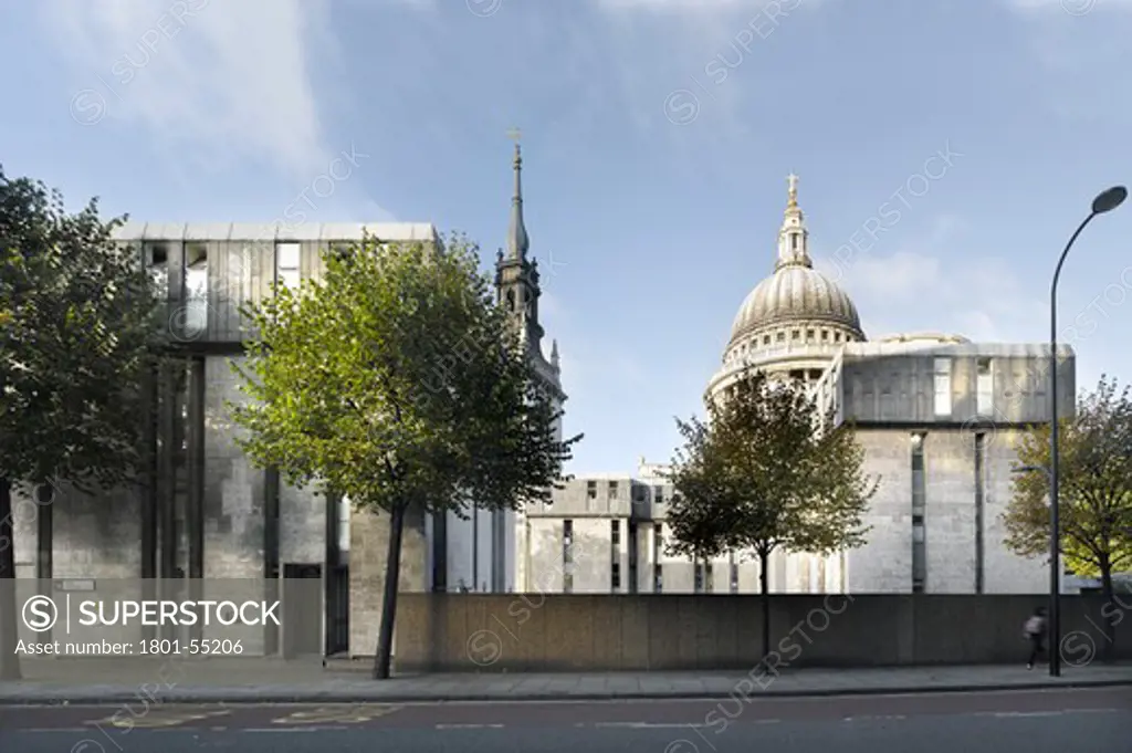 City Of London   St Paul'S Choir School (1965) And St Paul'S Cathedral