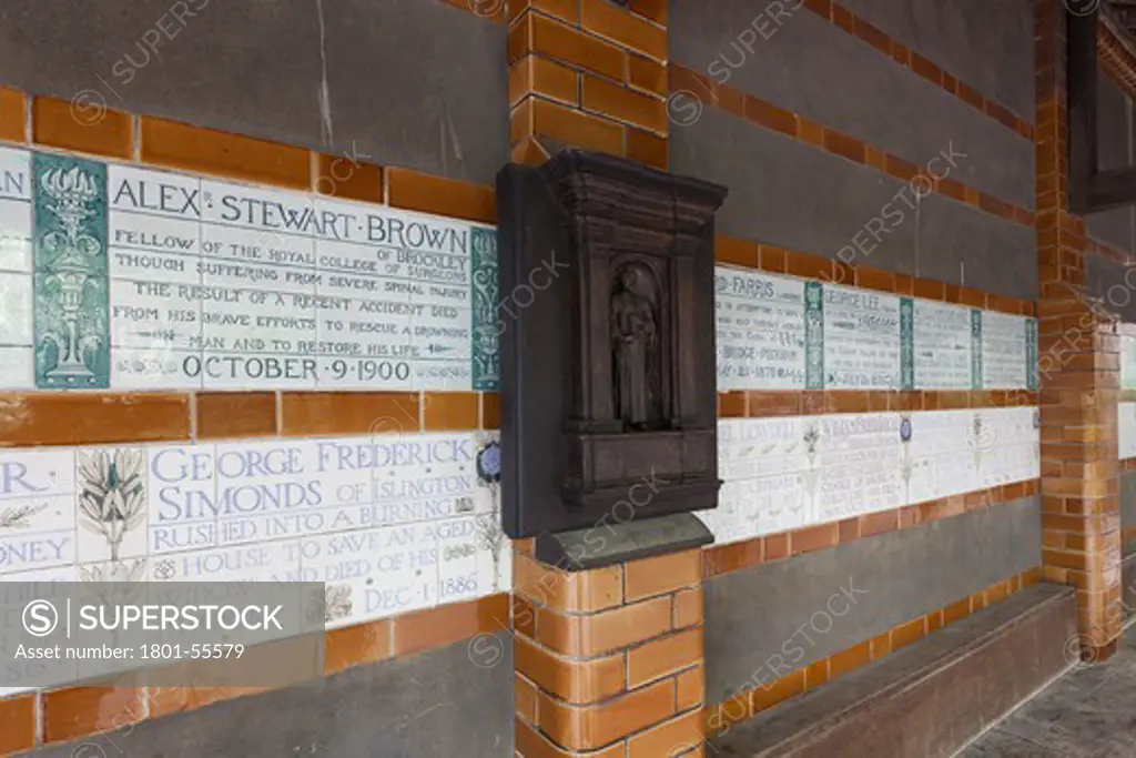 City Of London  PostmanS Park And The Memorial To Heroic Self Sacrifice  George Frederic Watts  2010