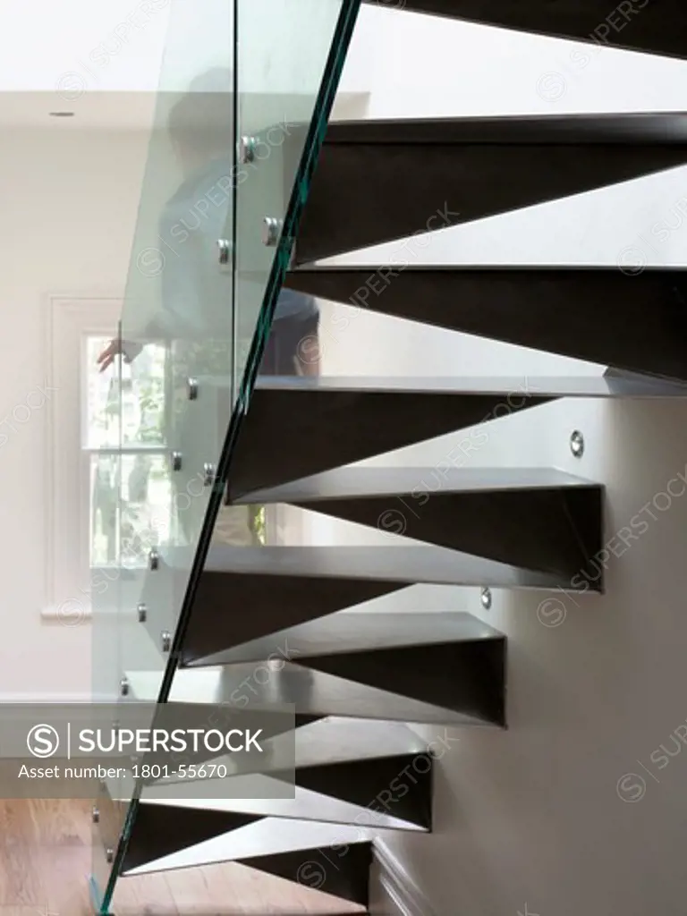Stair From Behind With Person
