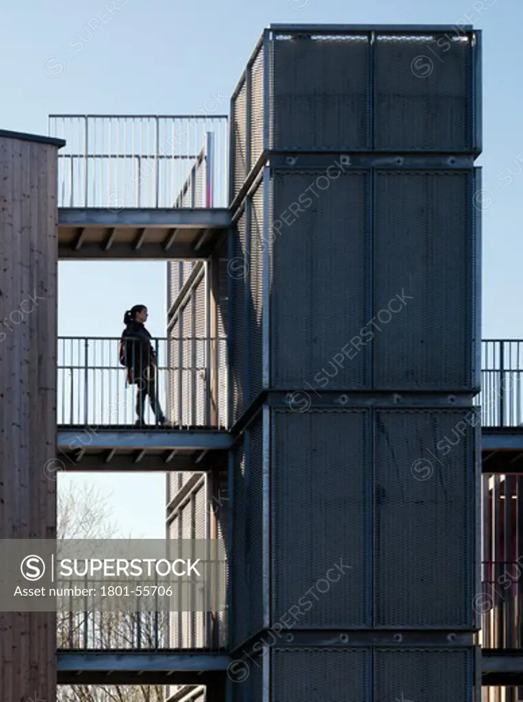 Lift Tower  Bridges  Person And Entrance