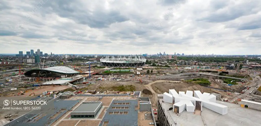 Olympic Site London 2012  Panorama  Carmody Groarke Populous Zaha Hadid London 2010.