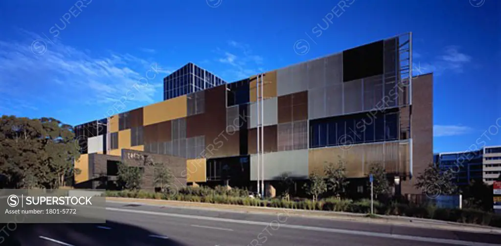 1 INNIVATION ROAD, SYDNEY, NEW SOUTH WALES, AUSTRALIA, VIEW FROM NORTH-EAST SHOWING WHOLE BUILDING, BLIGH VOLLER NIELD ARCHITECTS