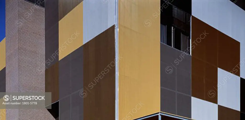 1 INNIVATION ROAD, SYDNEY, NEW SOUTH WALES, AUSTRALIA, COLOURED SCREENS - DETAIL N ORTHERN ELEVATION, BLIGH VOLLER NIELD ARCHITECTS