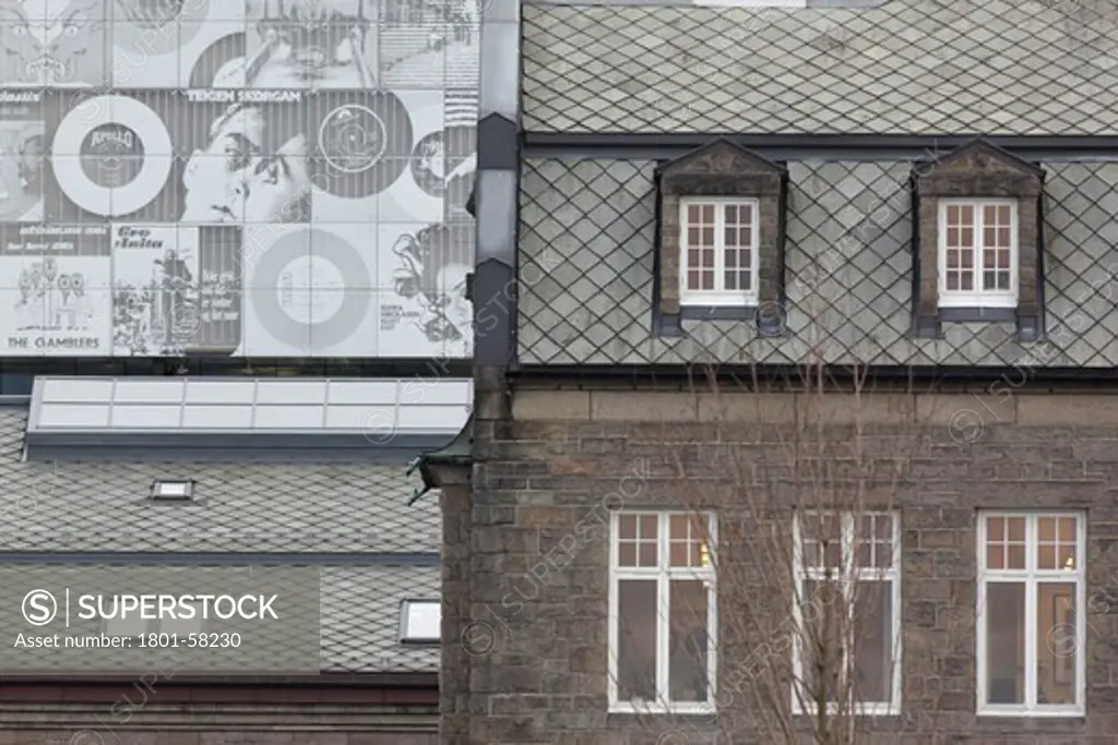 Rockheim Rock and Pop Museum, Pir Ii Arkitektkontor, Trondheim Norway, Exterior Detail With Customs House