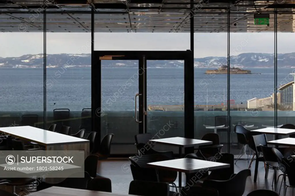 Rockheim Rock and Pop Museum, Pir Ii Arkitektkontor, Trondheim Norway, View From Restaurant Over Trondheimsfjorden