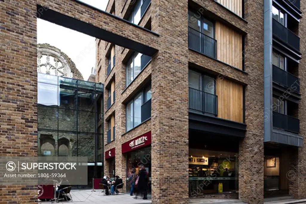Clink Street   Edward Cullinan Architects   London   2010    Looking Through Entrance