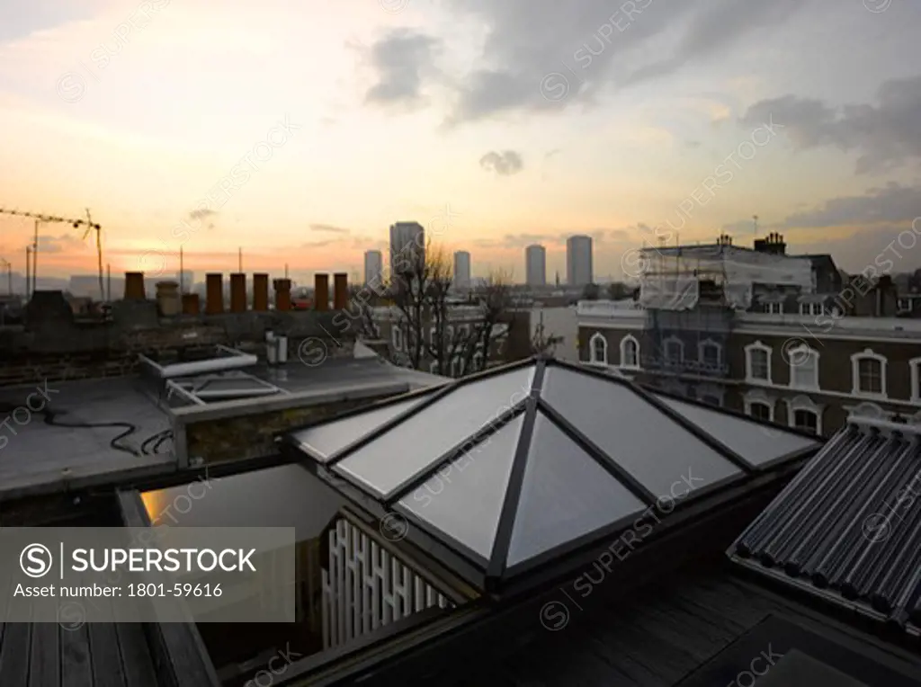 Notting Hill House  London- Ptp Architects 2011- Rooftop View