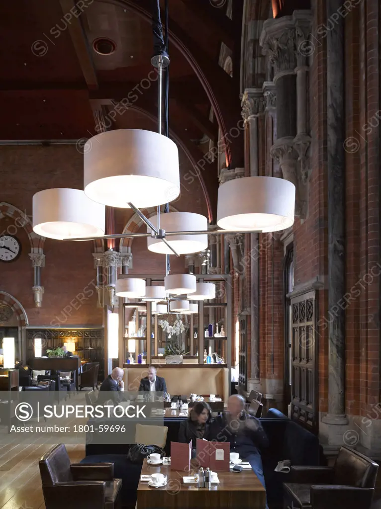 St Pancras Chambers Hotel And Residential Development -Giles Gilbert Scott With Richard Griffiths Architects And Rhwl-2011 Booking Office Restaurant