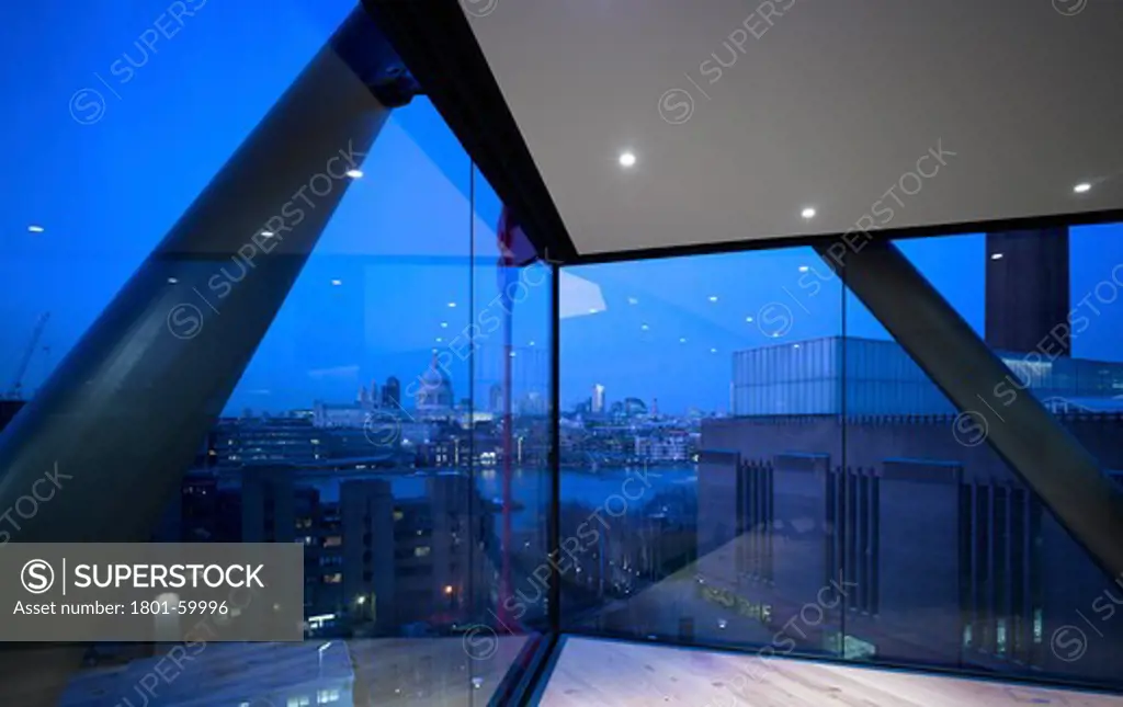 Neo Bankside  Rogers Stirk Habour And Partners 2011-Interior Twilight View