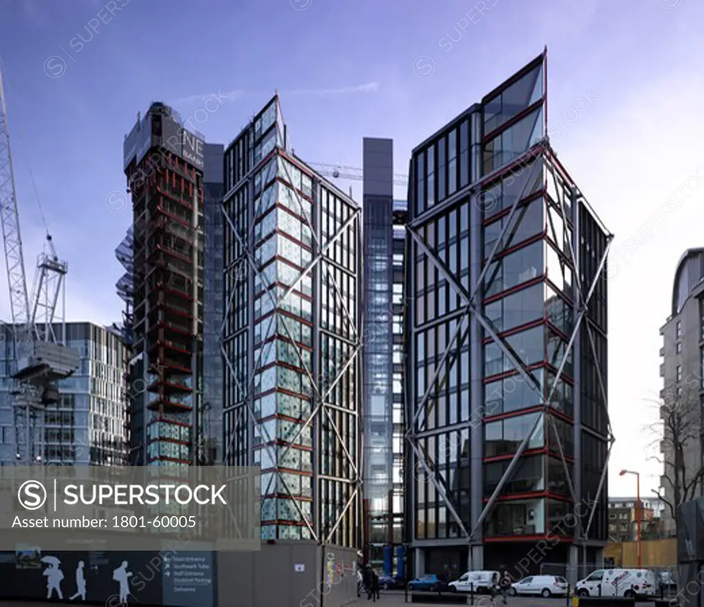Neo Bankside  Rogers Stirk Habour And Partners 2011-Overall View Of 3 Buildings