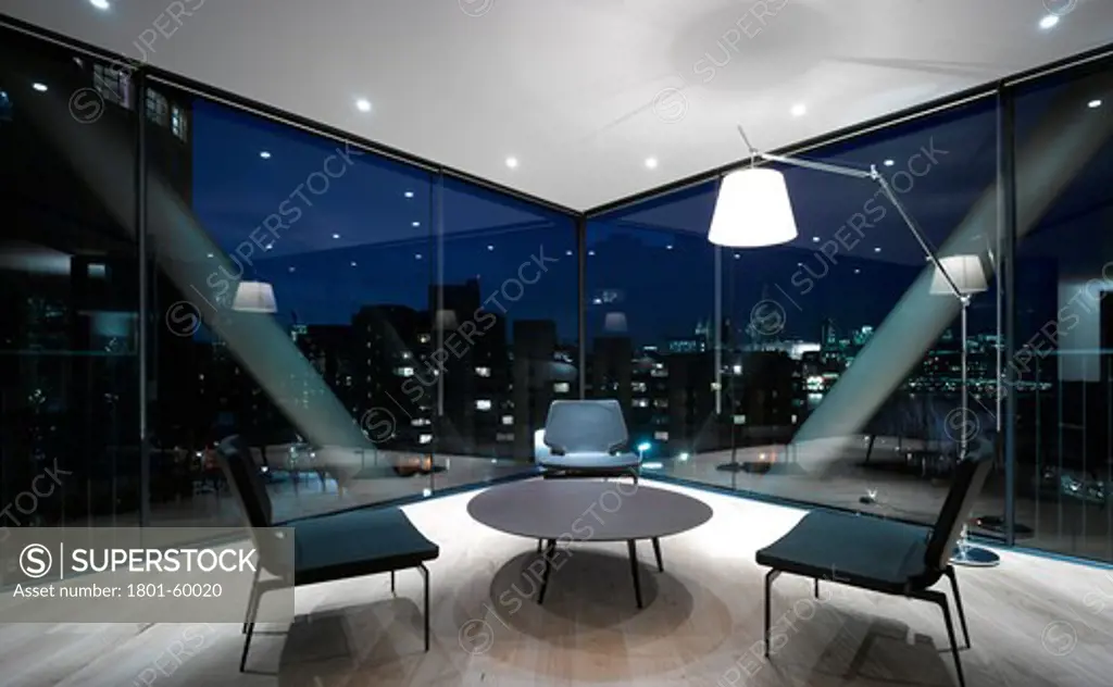Neo Bankside  Rogers Stirk Habour And Partners 2011-Interior View At Night
