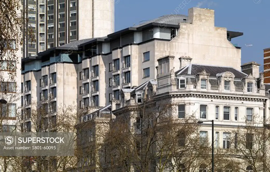 Rooftop Spa At 4 Seasons Hotel - Eric Parry Architects 2011-Street View From Hyde Park Corner