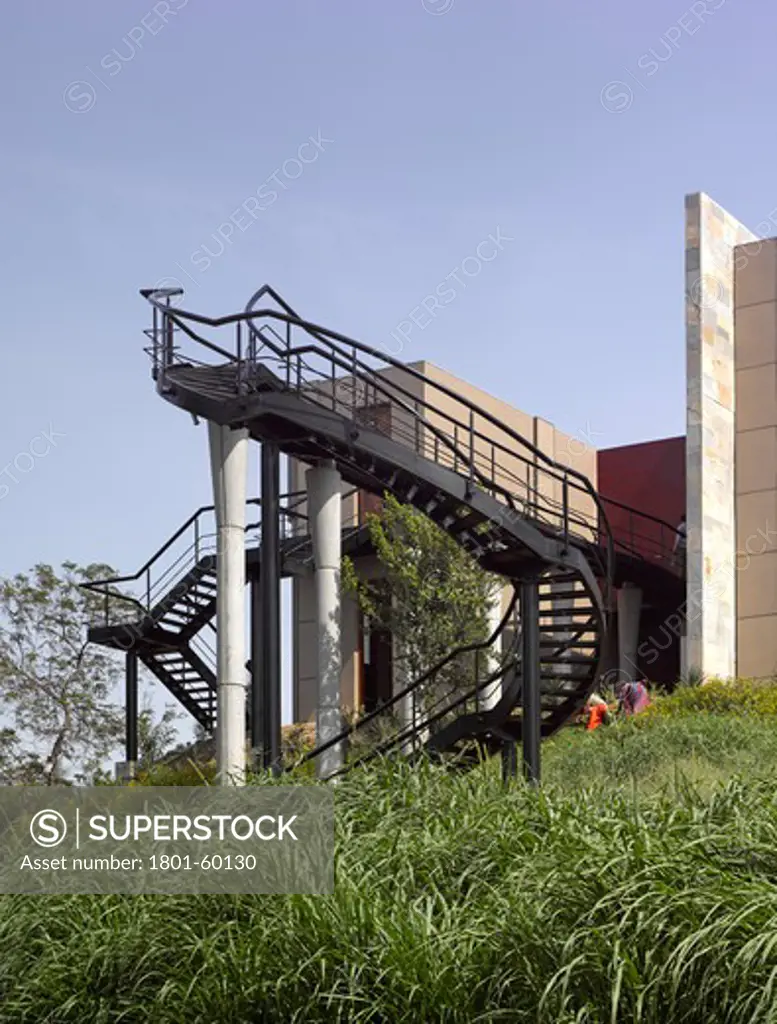 The Bridge House, Baroda, India, 2011, Anekit Bagwat, Landscape India--Overall View From Showing Steel Stair Case