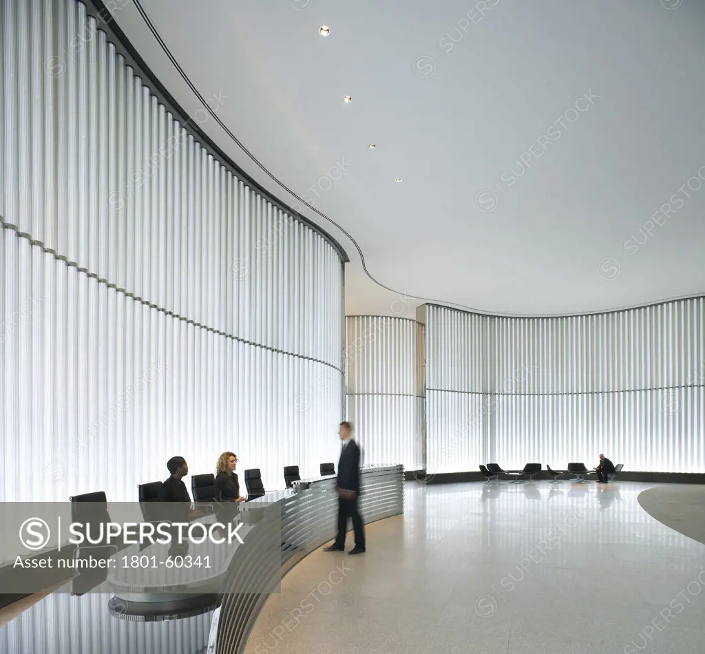 The Walbrook  Foster , Partners  London 2009  People At Reception Desk
