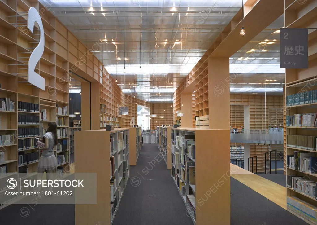 Musashino Art University Library  Sou Fujimoto Architects  Tokyo-Book Shelves