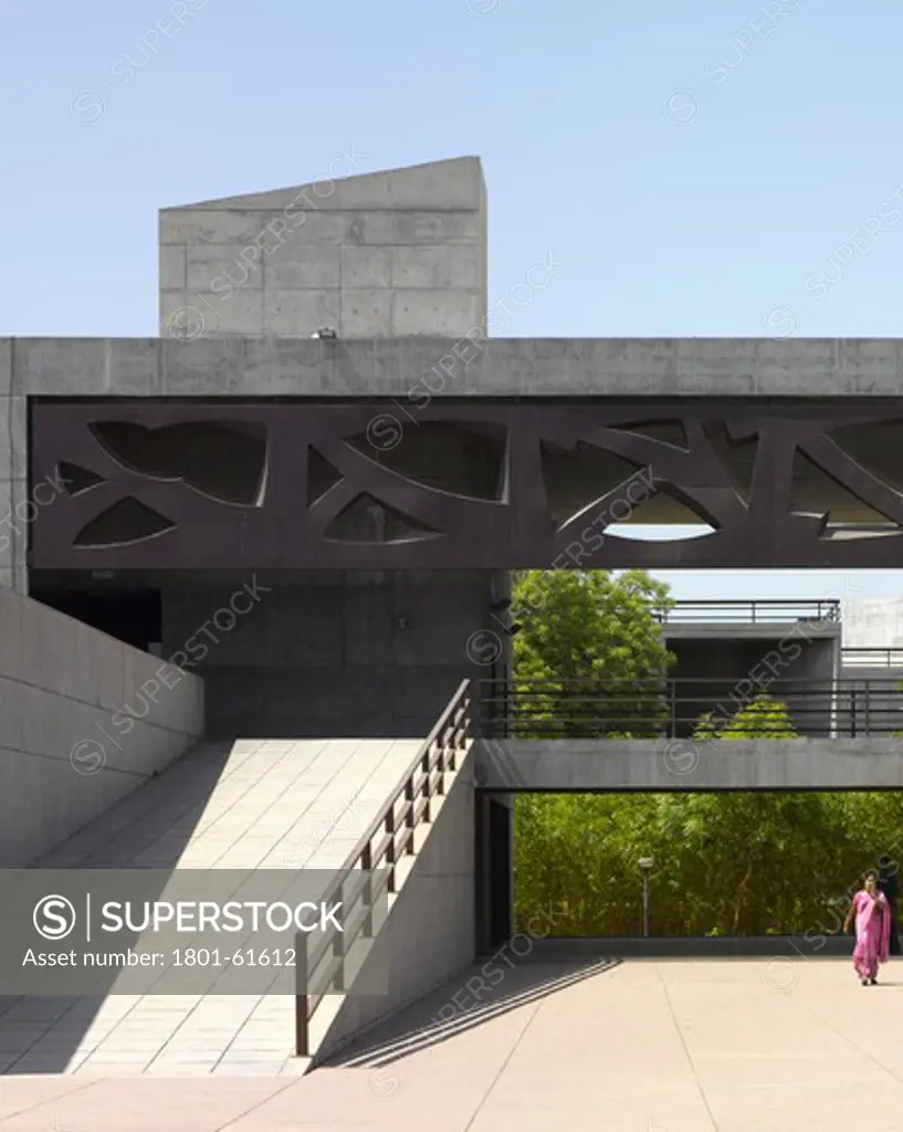 Indian Institute Of Management Hcp Architects Ahmedabad India- Ramp To Upper Level