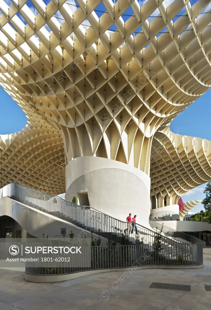 Metropol Parasol By J Mayer H Architects In Sevilla Spain. General Exterior Elevation View