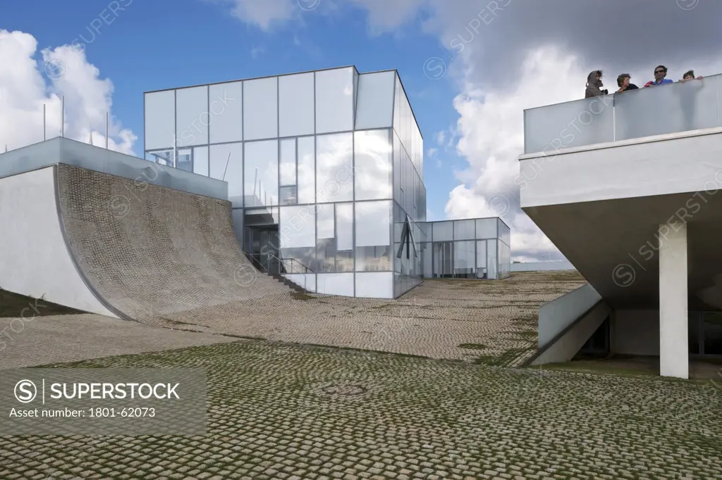 The Citíˆ De LOcíˆAn Et Du Surf,Steven Holl Architects,Solange Fabi"Žo,Biarritz,France, 2011,  Back  Elevation And  Entrance To Museum Via The Ramp