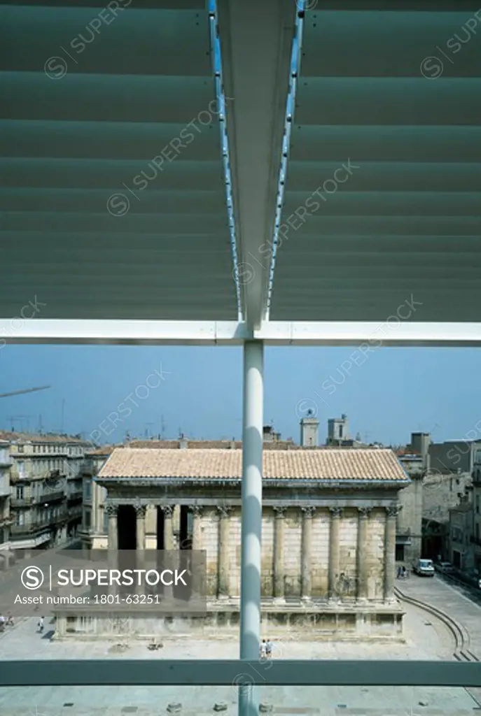 Carre D'Art Gallery Library  Nimes  France  Foster And Partners  1993