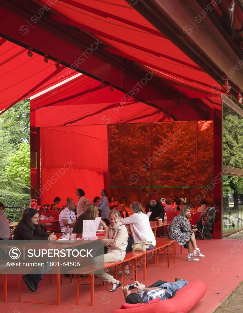 Serpentine Summer Pavilion 2010 Jean Nouvel With Arup Interior View With People