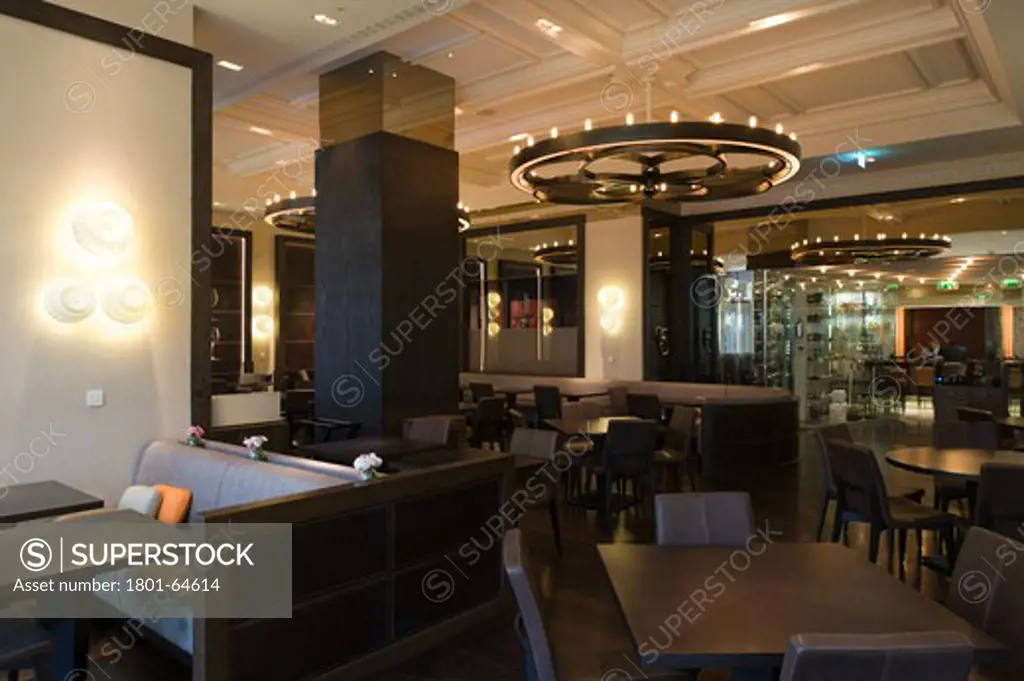 Dinner, Heston Blumenthal Restaurant, Mandarin Oriental Hotel, Tihany Design, London, 2010, Interior View