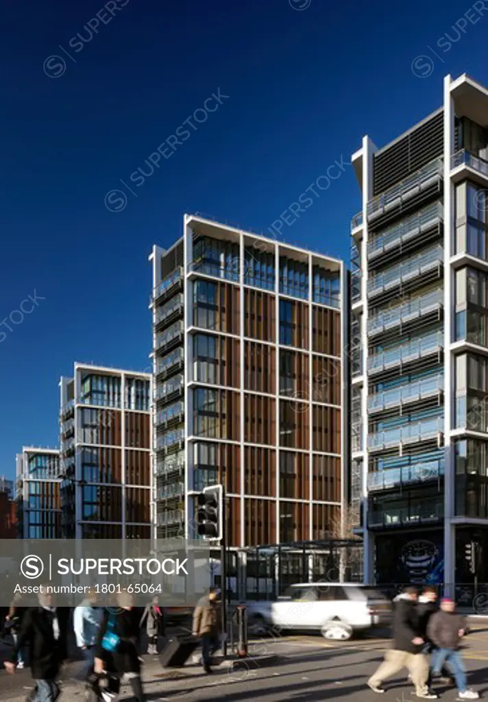 One Hyde Park  Rshp  Rogers Stirk Harbour And Partners  Knightsbridge  2011  London  View Of Rear Of Building From Sloane Street