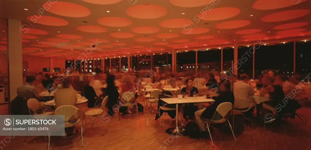 Harvey Nichols Restaurant View Of Restaurant At Night