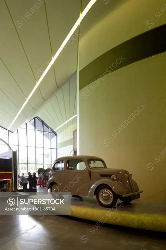 Riverside Museum Of Transport Designed By Zaha Hadid Architects.  Interior