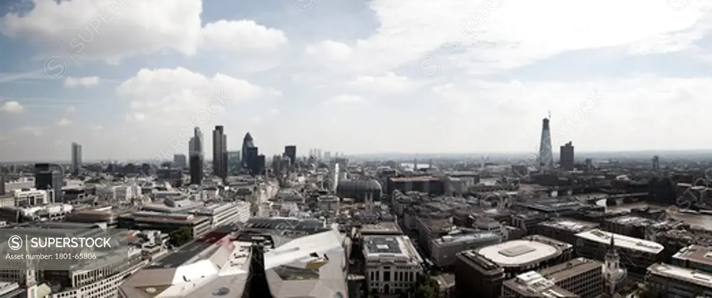 View Of The City Of London. Including The Nearly Completed Shard
