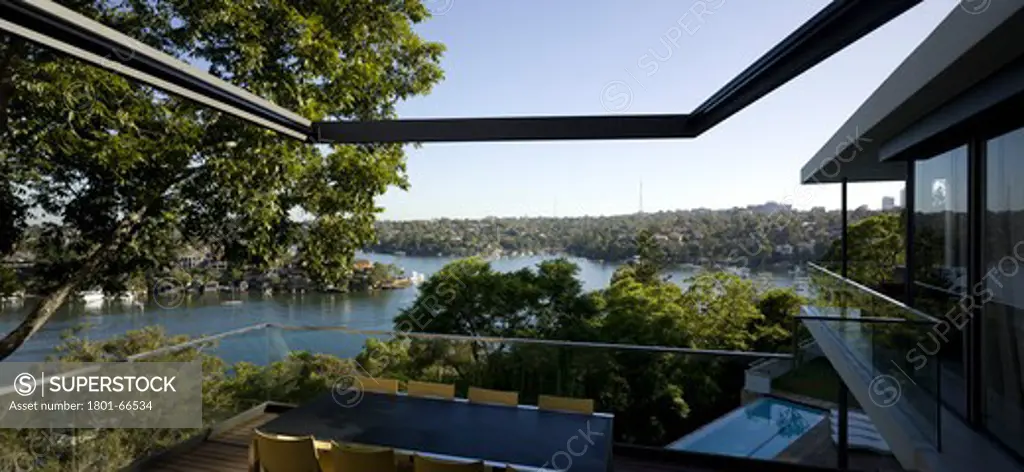 River House  Mck Architects  Sydney  View From Upper Level To River And Suburbs Beyond