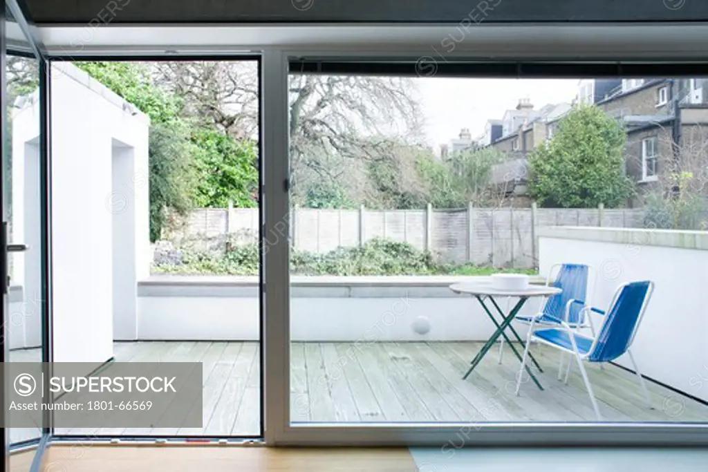 Zog House, Groves Natcheva Architects, London, 2010, French Windows And Patio